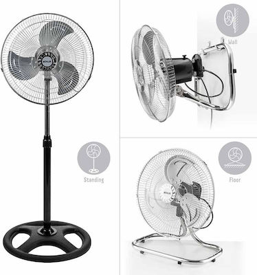 Muhler Pedestal Fan 3 in 1 45W Diameter 45cm