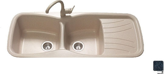 Sanitec Classic 311 Ένθετος από Συνθετικό Γρανίτη Μ120xΠ51cm