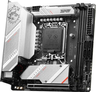 MSI MPG B760I EDGE WIFI Motherboard Mini ITX με Intel 1700 Socket