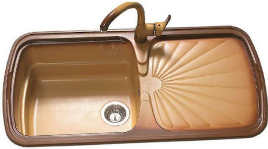 Sanitec Classic 306 Ένθετος από Συνθετικό Γρανίτη Μ96xΠ51cm
