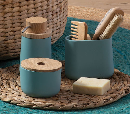Nef-Nef Homeware Επιτραπέζια Θήκη για Βαμβάκι Nordy Μπλε