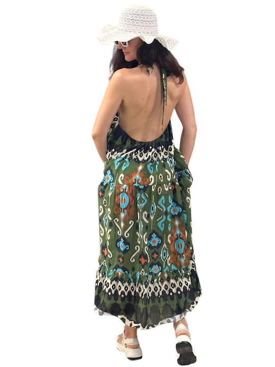 Summer Maxi Dress Green