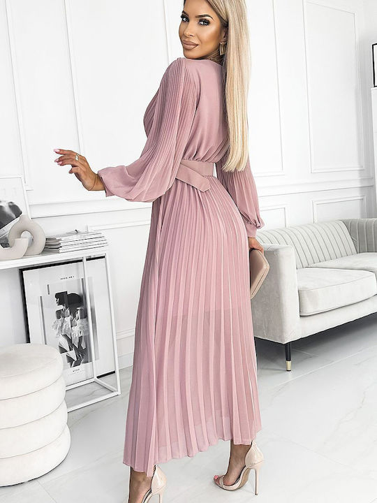 Numoco Summer Maxi Dress for Wedding / Baptism Pink