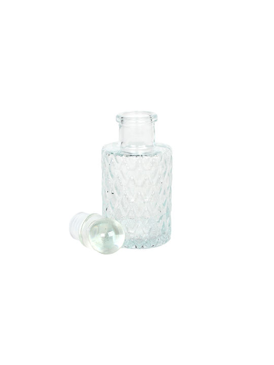 Keskor Bottle Water Glass with Screw Cap Transparent 100ml