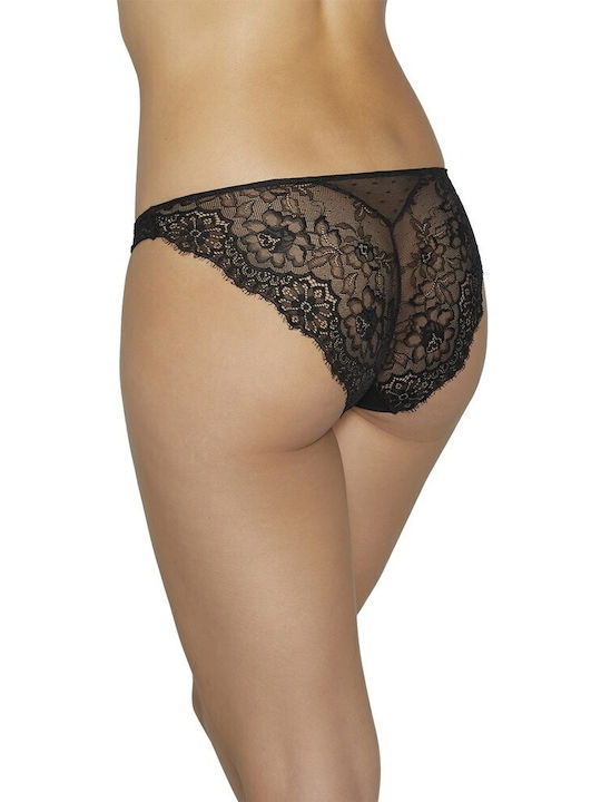 Ysabel Mora Damen Slip Schwarz