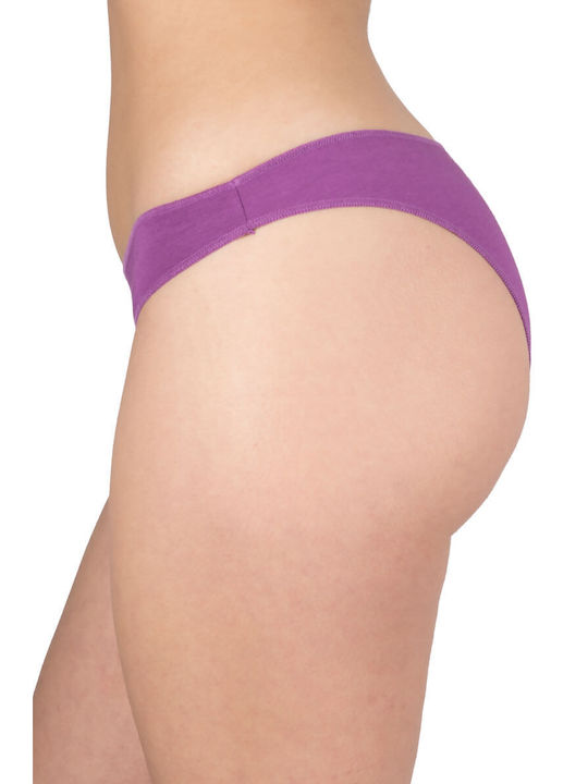 A.A UNDERWEAR Cotton Women's Brazil Purple