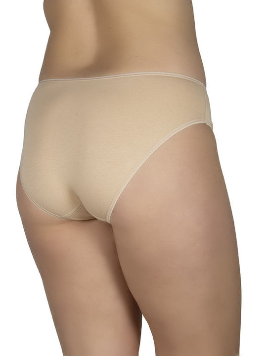 A.A UNDERWEAR Plus Cotton Women's Slip Beige