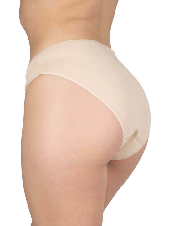 A.A UNDERWEAR Tai Plus Baumwolle Damen Slip MultiPack Nahtlos Beige