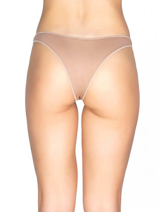 A.A UNDERWEAR Cotton Women's Brazil Beige