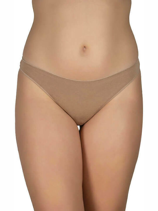 Damen Zeichenfolge 2Pack Nahtlos Beige