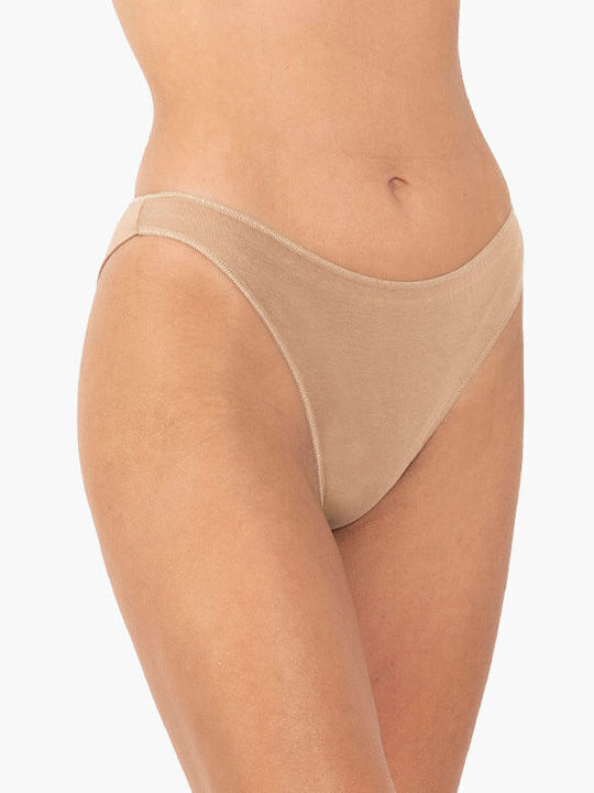 Βαμβακερά Women's Brazil MultiPack Seamless Beige