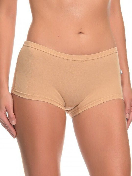 MEI Cotton Women's Boxer Beige