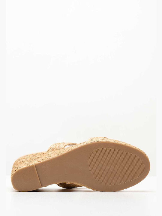 Women's Platform Shoes Beige SM11001009-02002-166