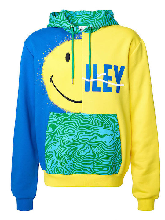 Sweatshirt with Hood Blue