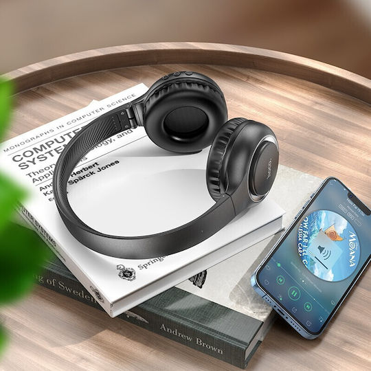Hoco W41 Charm Wireless / Wired On Ear Headphones with 7 hours of Operation Black