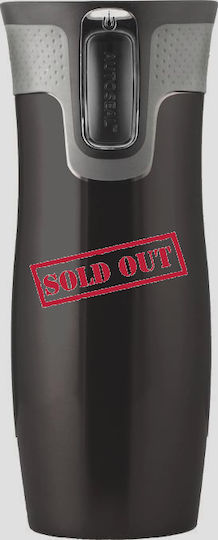 Contigo West Loop Ποτήρι Θερμός Ανοξείδωτο BPA Free 470ml Μαύρο με Επιστόμιο