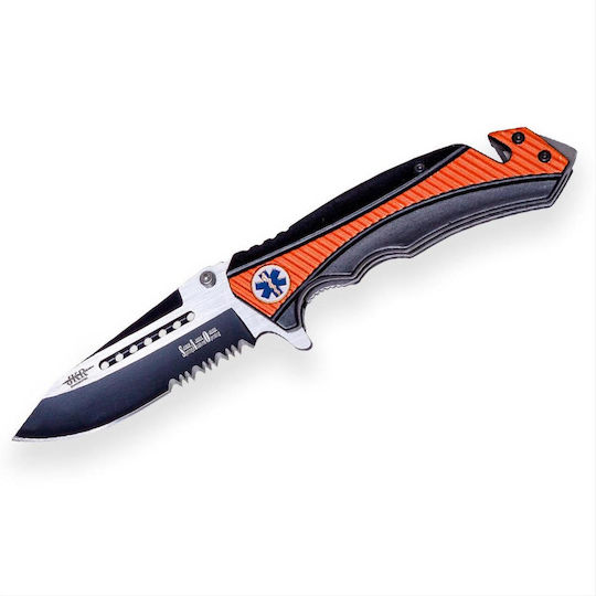 Joker JKR562 Σουγιάς Επιβίωσης Πορτοκαλί σε Θήκη