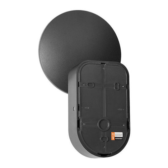 Redled Επιτοίχια Εξωτερική Πλαφονιέρα LED IP65 15W με Φυσικό Λευκό Φως 17.1x16x8εκ.