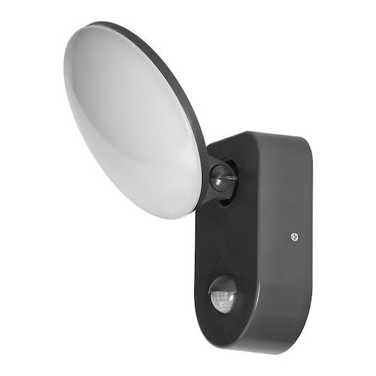 Redled Επιτοίχια Εξωτερική Πλαφονιέρα LED IP65 15W με Φυσικό Λευκό Φως 17.1x16x8εκ.