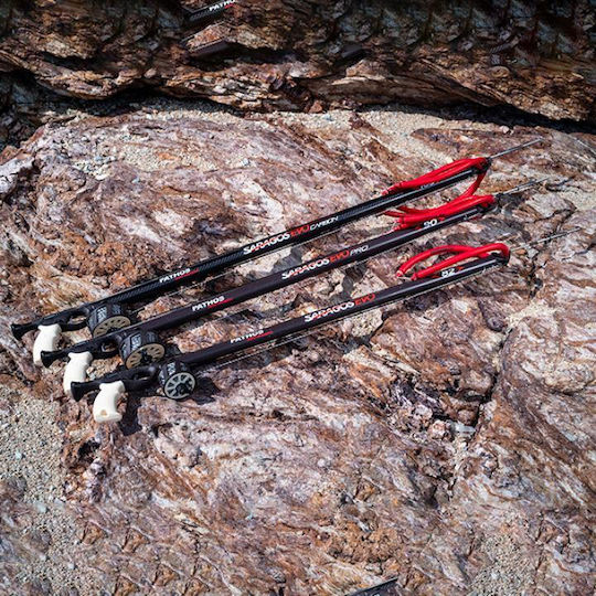 Pathos Speargun with Rubber Saragos Evo Carbon 100cm Without Guide E1716