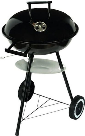 Master Grill & Party Rostfreier Stahl Tragbar Holzkohlegrill mit Deckel 42cmx42cm