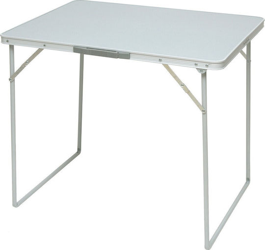 Ankor Table Metal for Camping Foldable 50x60x70cm Gray