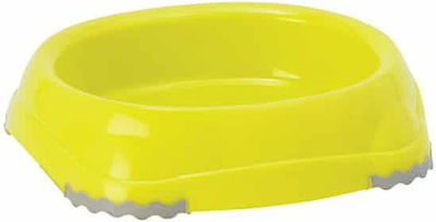 Moderna Smarty Plastic Bowls Dog Food & Water Yellow with Base 210ml 003384