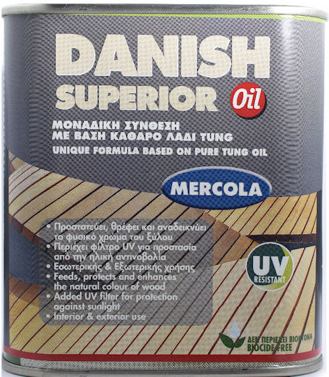Mercola Danish Premium Λάδι Συντήρησης Διαλύτου Άχρωμο Ματ 500ml
