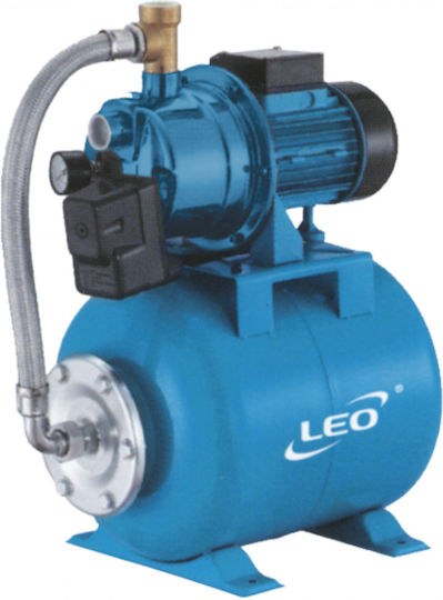Leo Group 5XCM100SA5 Μονοβάθμιο Μονοφασικό Πιεστικό Συγκρότημα Νερού με Δοχείο 25 Λίτρων 1hp