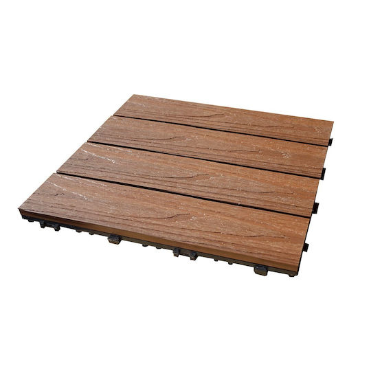 Showood Placă pentru Podea de Grădină din WPC 30x30buc 1buc