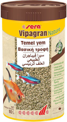 Sera Vipagran Nature Tropical Fish Food Granules with Spirulina 100ml 00201