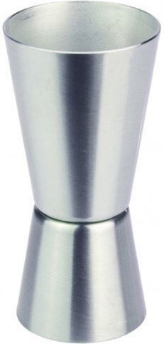 Διπλή Μεζούρα Ποτών με Χωρητικότητα 25/50ml Silver