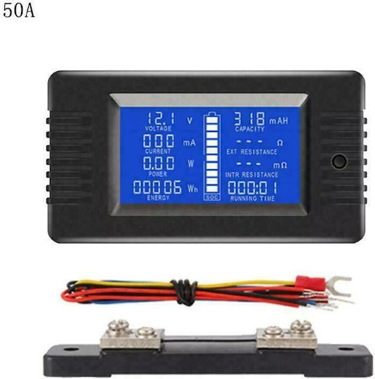 Ideahellas D843894 Ψηφιακό Battery Tester Ακίδας DC 0-200V