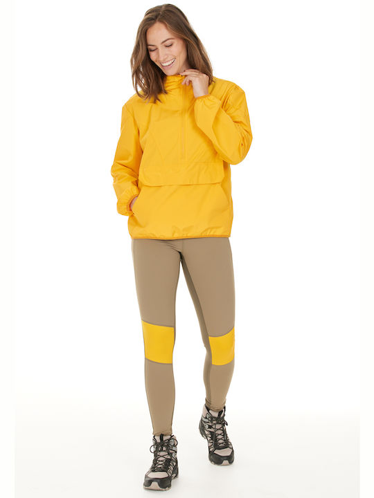 Whistler Women's Short Lifestyle Jacket Windproof for Spring or Autumn Yellow W231140-5005