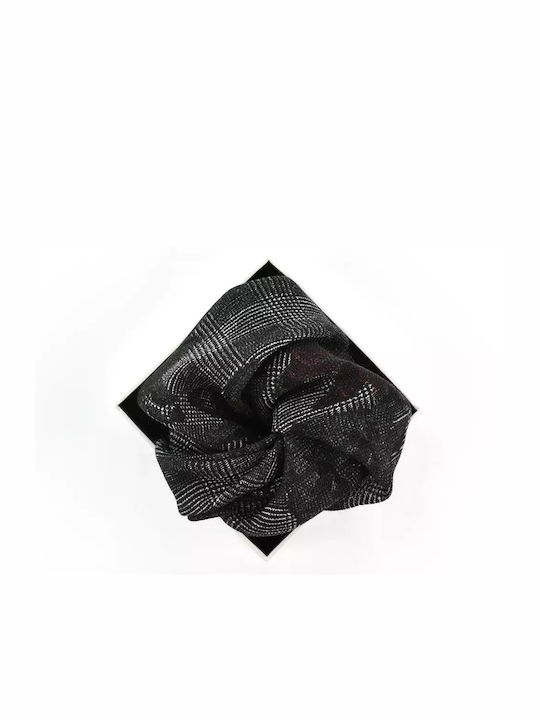 Stefano Mario Men's Wool Handkerchief Black