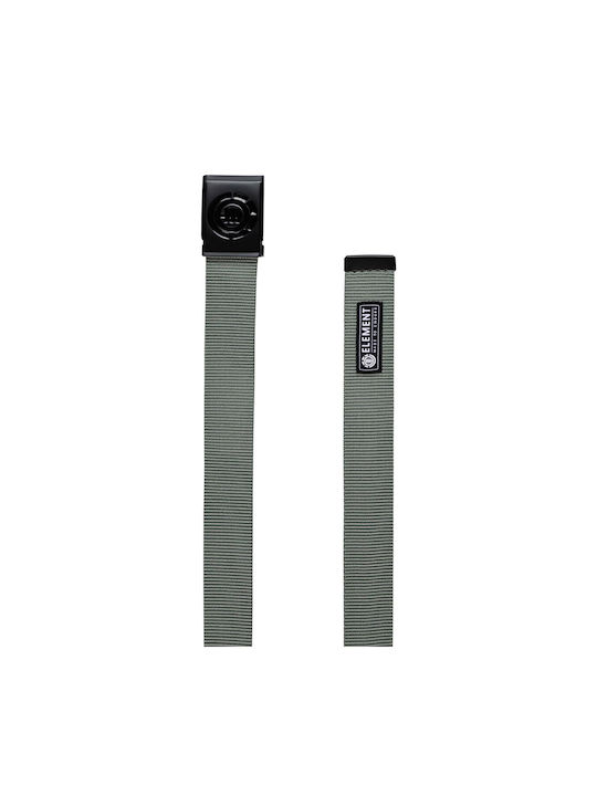 Element BEYOND Men's Fabric Webbing Belt Wide Belt Khaki