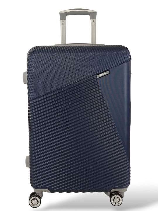 Playbags Koffer Hart Blau Maximale Höhe 75cm mit 4 Räder Set 3 Stück