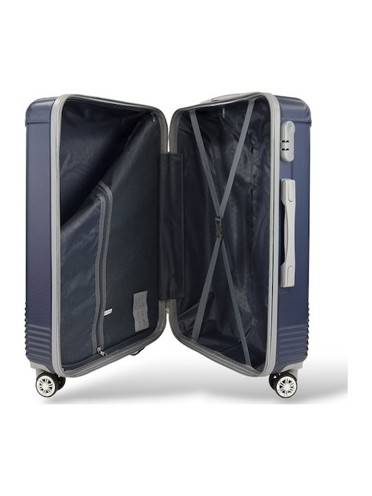 Playbags Koffer Hart Blau Maximale Höhe 75cm mit 4 Räder Set 3 Stück
