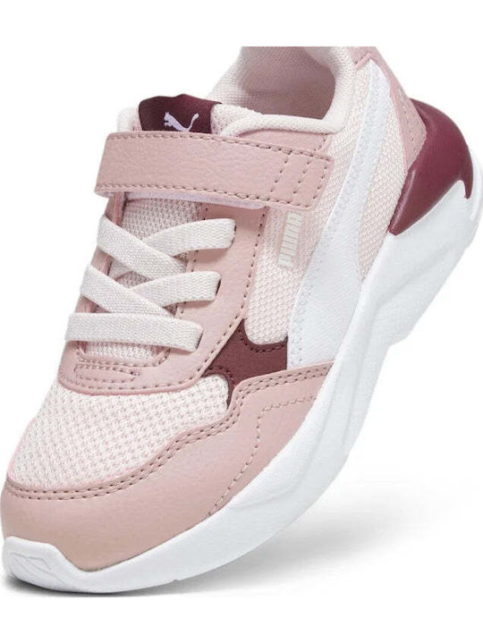 X-Ray Kids Sports Shoes Running with Hoop & Loop Closure Pink