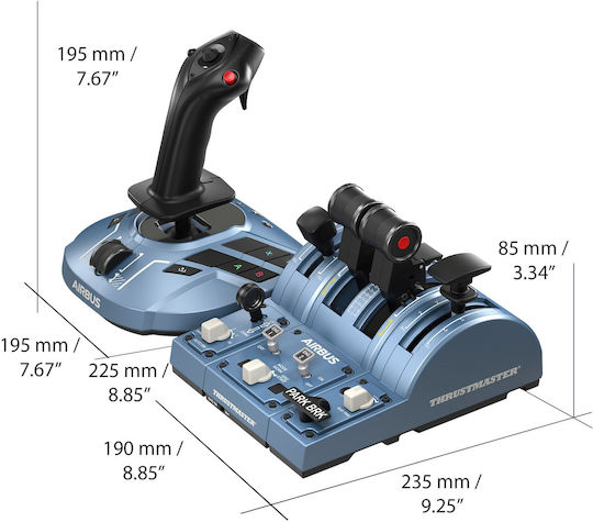 Thrustmaster TCA Captain X Pack Airbus Edition Joystick Wired Compatible with PC / Xbox Series X/S