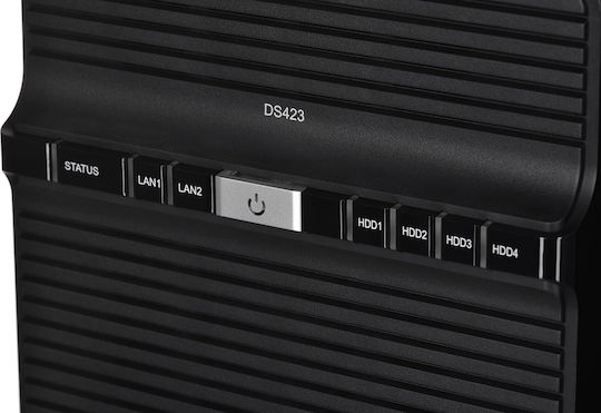 Synology DiskStation DS423 NAS Tower με 4 θέσεις για HDD/SSD και 2 θύρες Ethernet