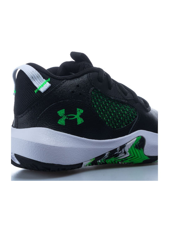 Lockdown 6 Kids Sports Shoes Basketball with Laces Black