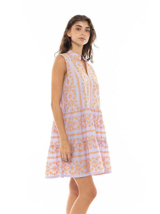 Pink Label Beach Dress Orange