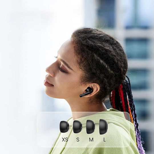 Ugreen HiTune T3 In-ear Bluetooth Handsfree Ακουστικά με Θήκη Φόρτισης Μαύρα