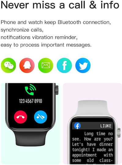 Microwear A02 Smartwatch (Argintiu)