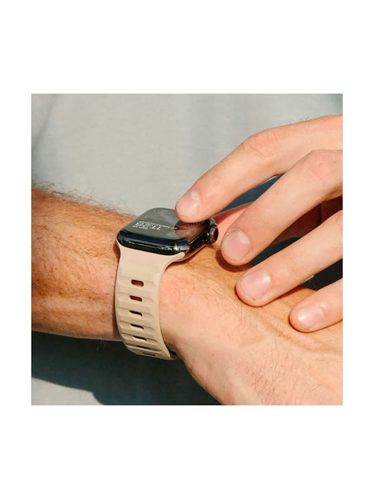 Tech-Protect Iconband Line Λουράκι Σιλικόνης Lime (Apple Watch 44/45/46mm/Ultra 49mm)