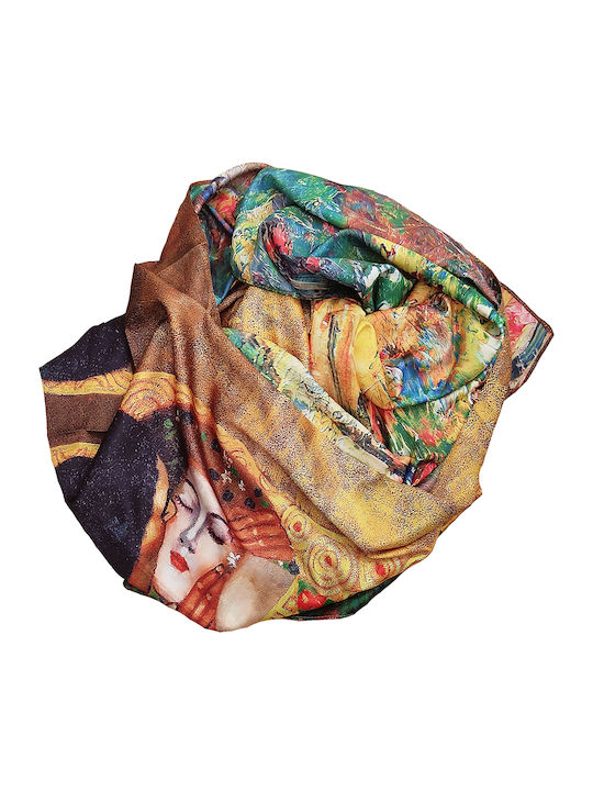 Gift-Me Women's Silk Scarf Yellow