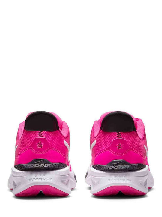 Star Runner Star Runner 4 Kids Sports Shoes Running with Laces Fuchsia