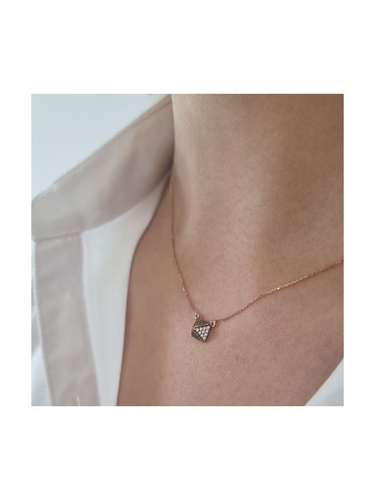 Arapinis Necklace from Rose Gold 9 K