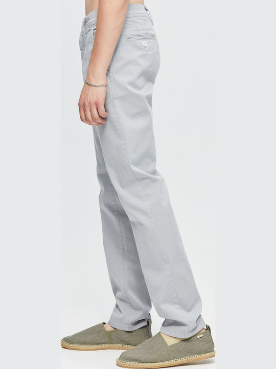 Herrenhose Chino Regulär Passform Grau